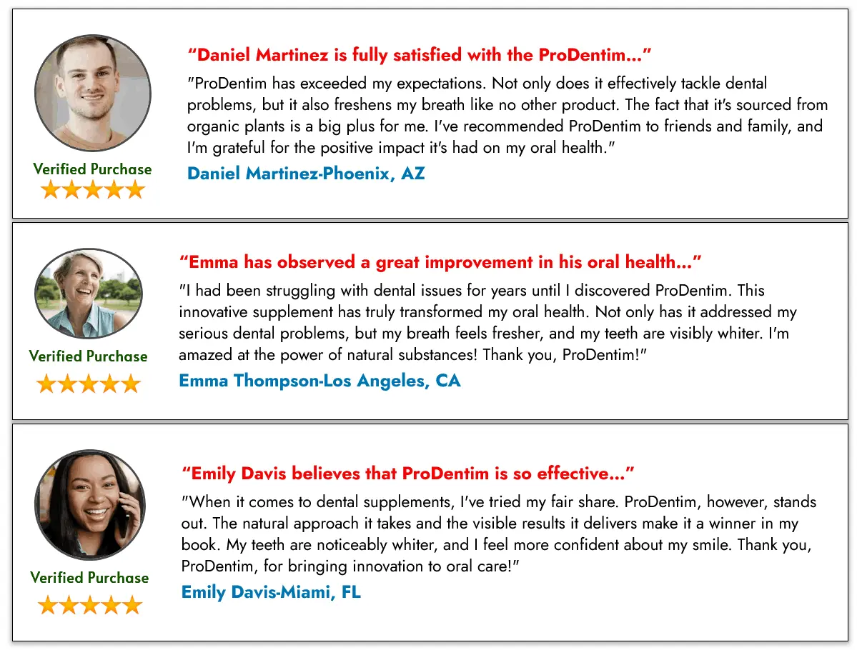 prodentim - Testimonials and Reviews - image